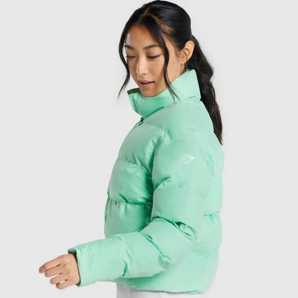 GymShark mint puffer jacket - Picture 3 of 7